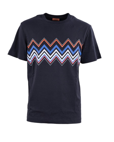 Shop MISSONI  T-shirt: Missoni t-shirt girocollo.
Jersey di cotone fiammato.
Maniche corte.
Vestibilità regular.
Composizione: 100% Cotone.
Made in Tunisia.. US24SL0C BJ00J3-S72E2